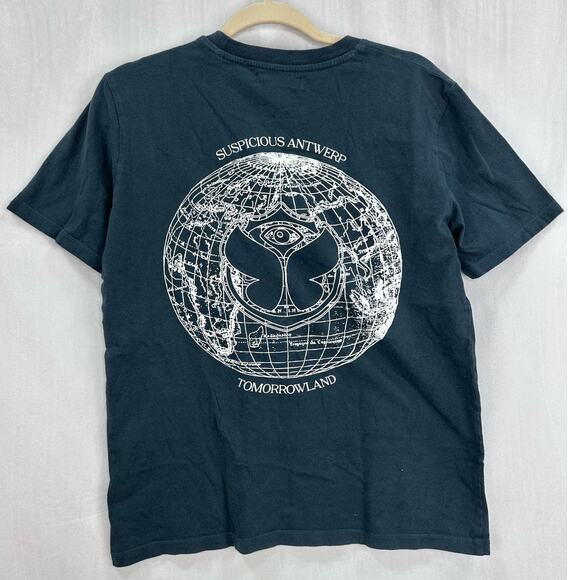 Tomorrowland x Suspicious Antwerp Oversized Tee – Navy Blue – Size Medium - Picture 4 of 8